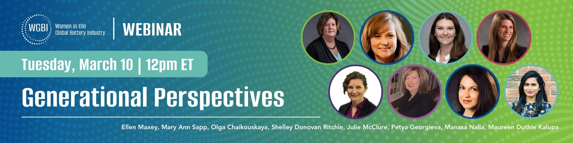 WGBI Webinar Generational Perspectives